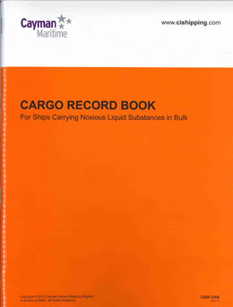 Cover of Cargo Record Book