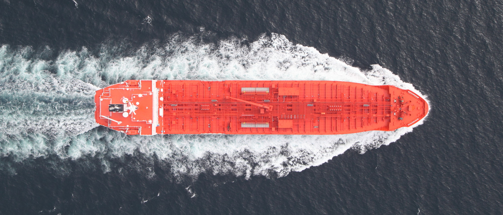 Ariel view of Cayman flagged merchant vessel