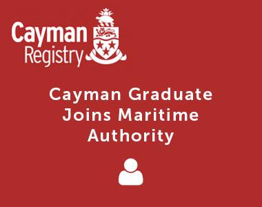Cayman Graduate Joins Maritime Authority